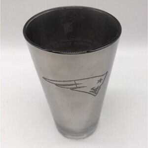 New England Patriots 2015 Schedule Officially NFL Licensed 16oz Glass Tumbler